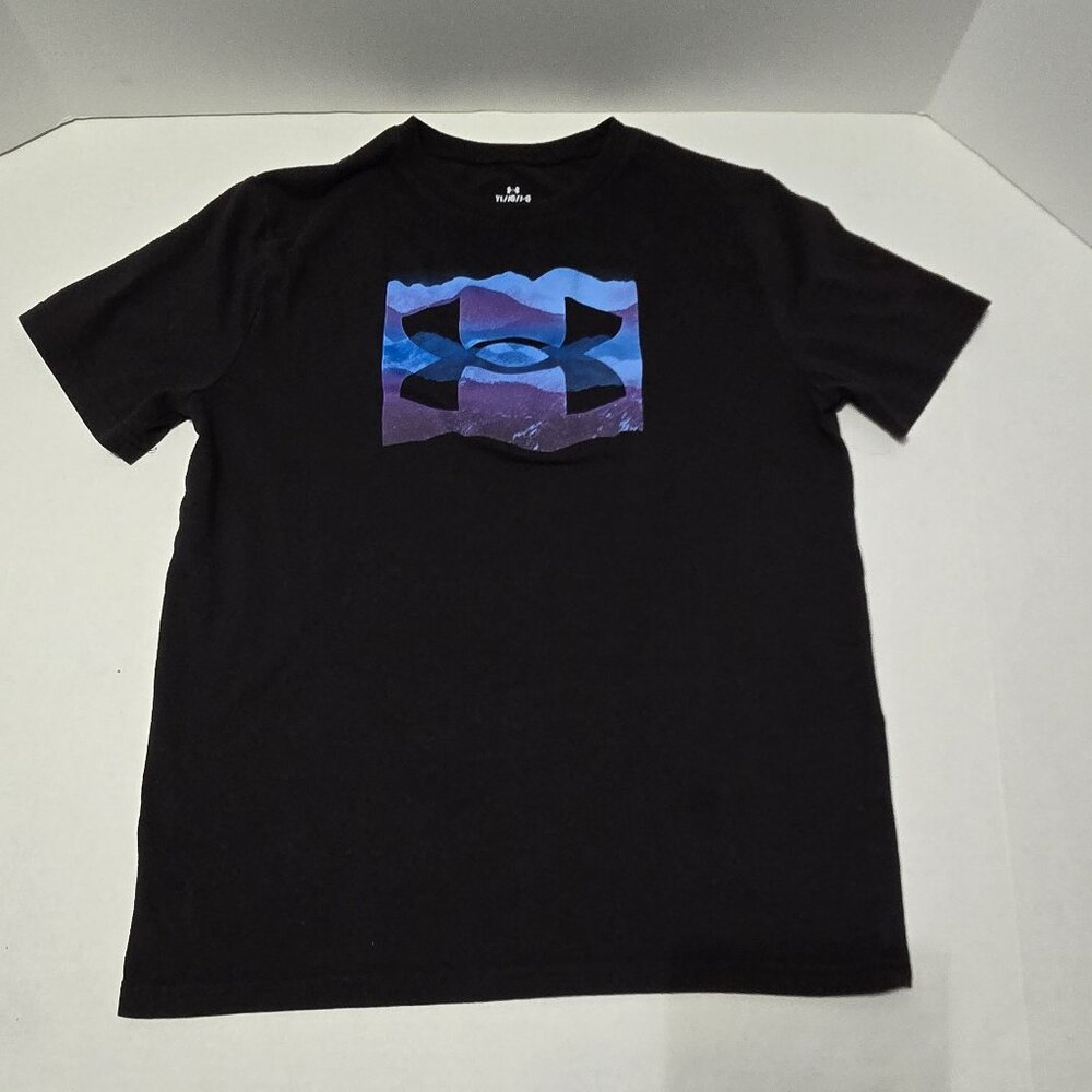 Under Armour Big Boys 8-20 Short Sleeve Scenic Logo Graphic T-Shirt